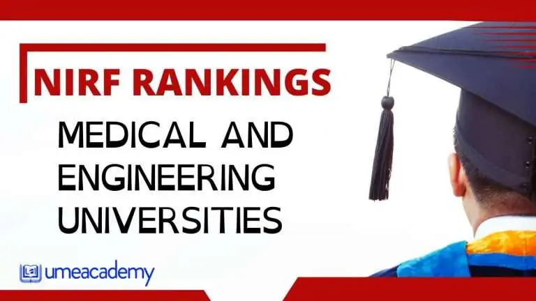 Nirf Rankings Top 10 Universities In Medical And Engineering
