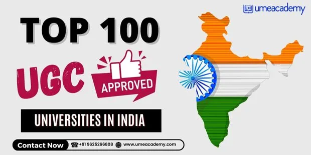 Top 100 Online UGC Approved Universities in India