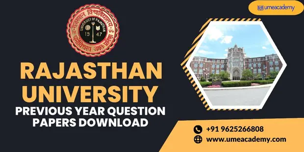 Rajasthan University Previous Year Question Papers Download