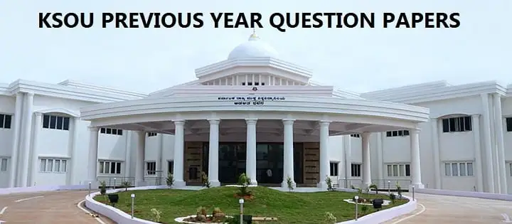 KSOU Previous Year Question Papers