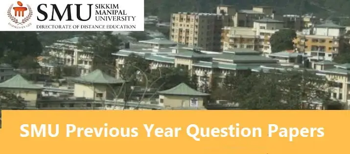 Sikkim Manipal University (SMU) Previous Year Question Papers