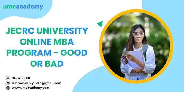 JECRC university online MBA Program - good or Bad
