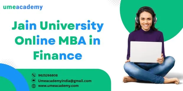 Jain University Online MBA in Finance