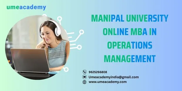 Manipal University Online MBA in Operations Management