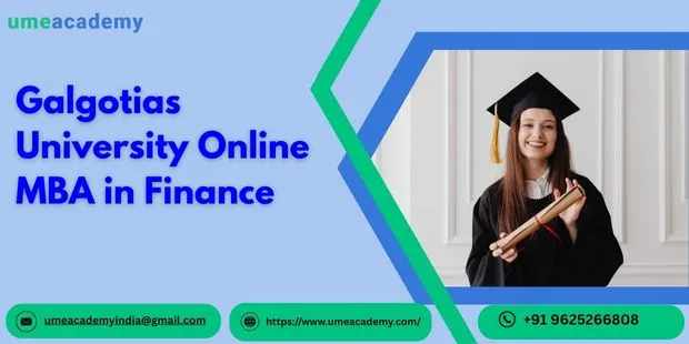 Galgotias University Online MBA in Finance
