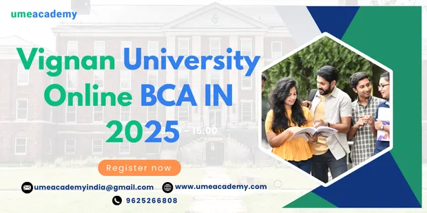 Vignan University Online BCA IN 2025