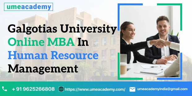 Galgotias University Online MBA in Human Resource Management