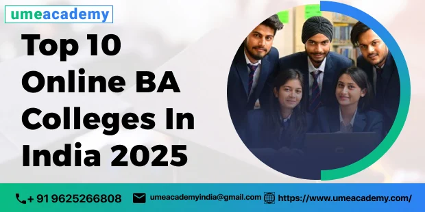 Top 10 Online BA Colleges In India 2025