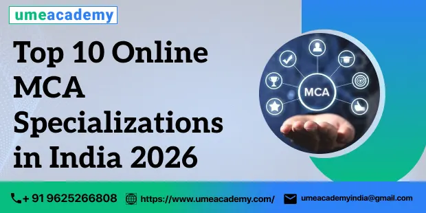 Top 10 Online MCA Specializations in India 2026