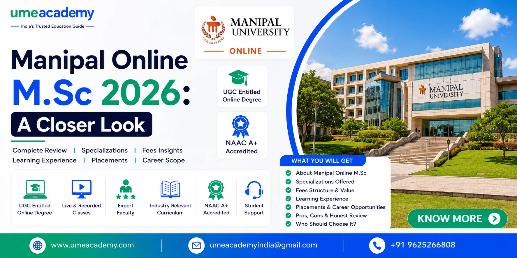 Manipal University Online M.Sc 2026: A Closer Look