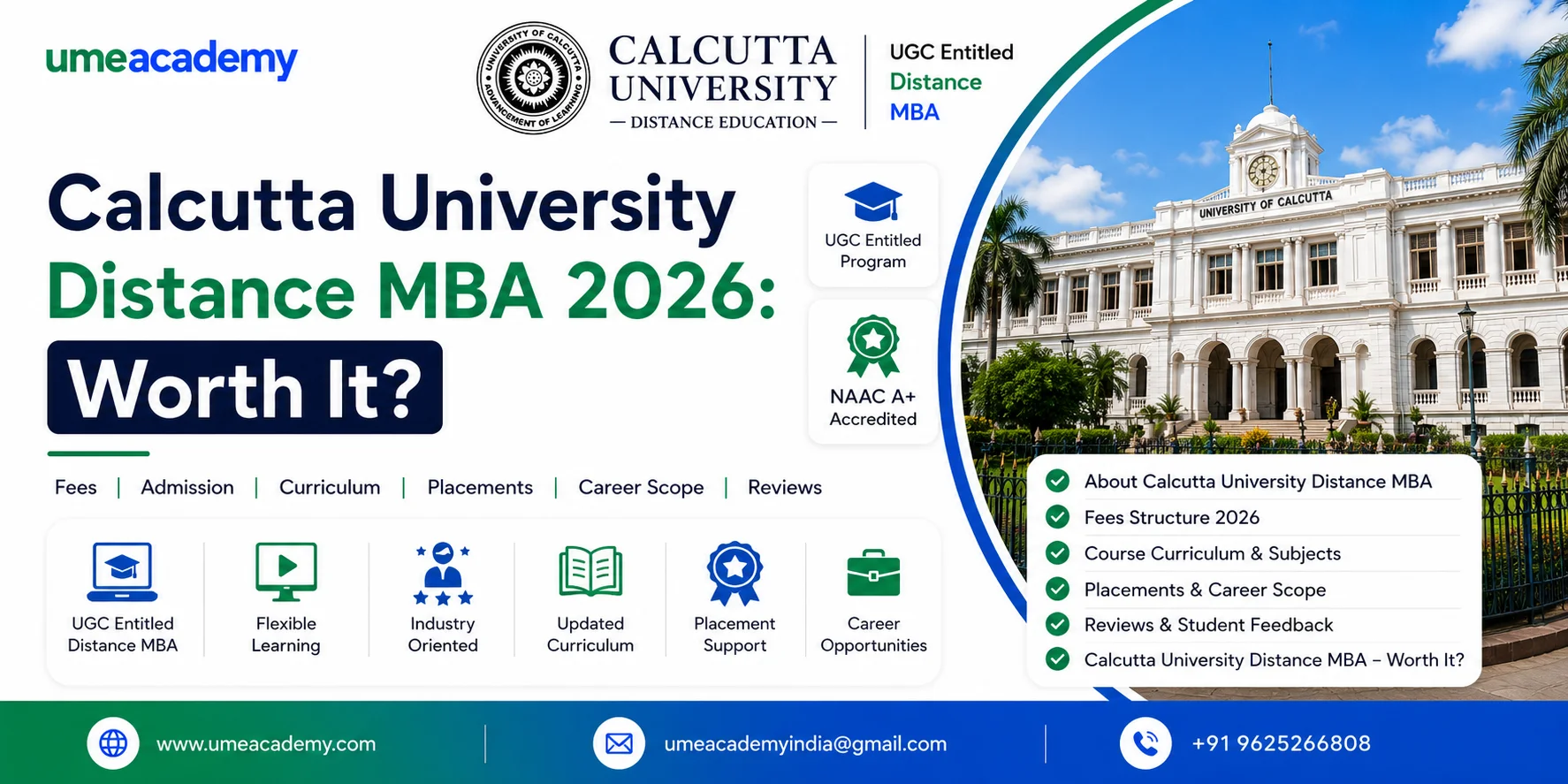 Calcutta University Distance MBA 2026: Worth It?