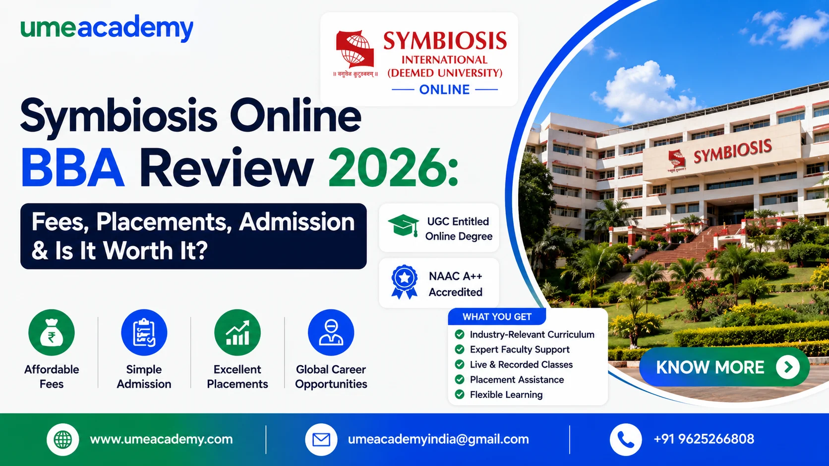 Symbiosis Online BBA Review 2026: Fees, Placements, Admission & Is It Worth It