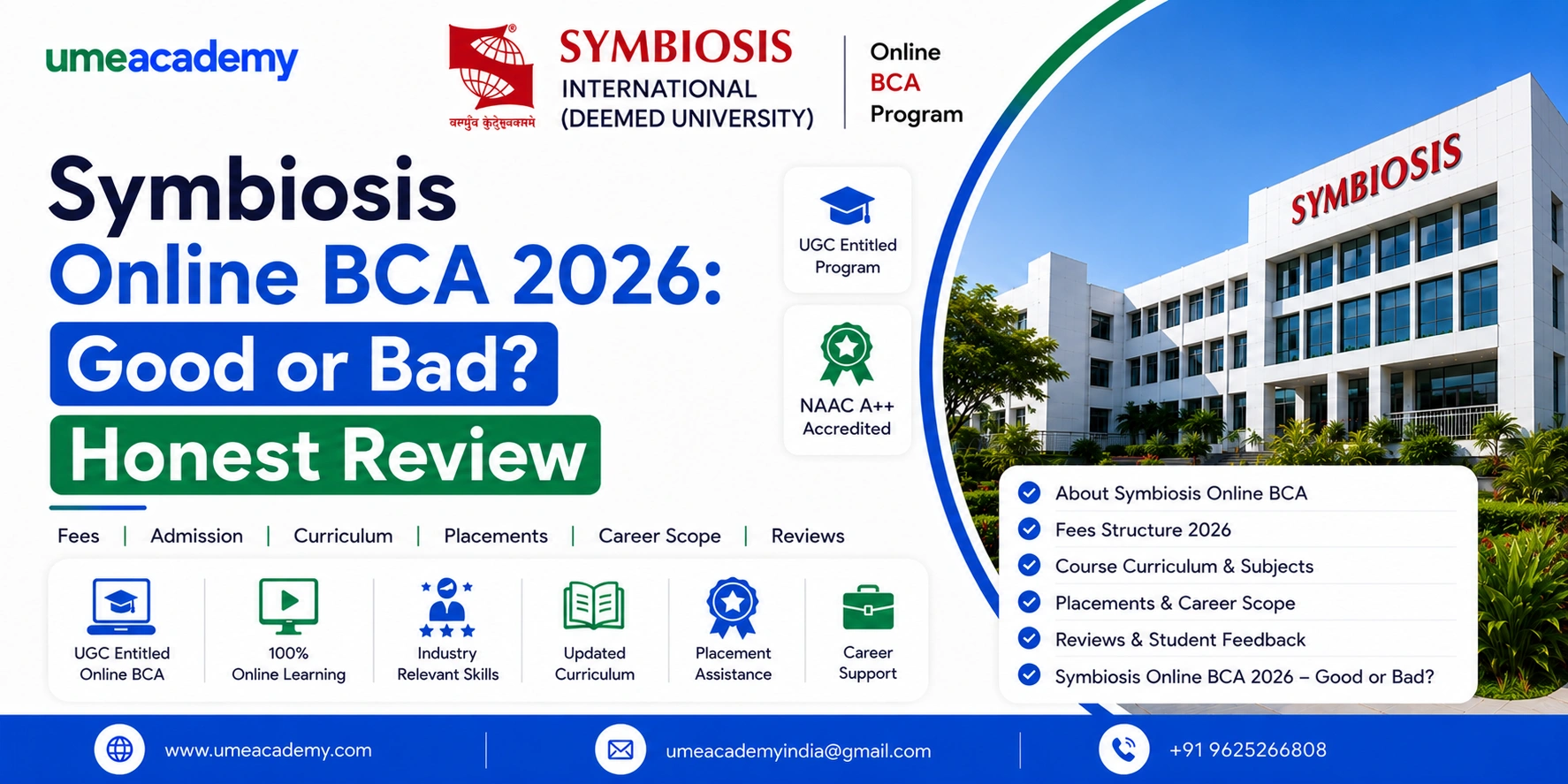 Symbiosis Online BCA 2026: Good or Bad? Honest Review