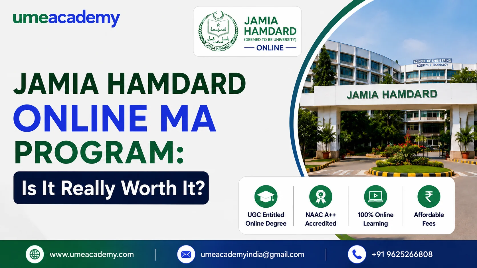 Jamia Hamdard Online MA Program: Is It Really Worth It ?