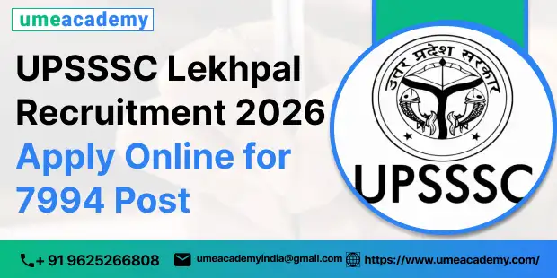 UPSSSC Lekhpal Recruitment 2026 Apply Online for 7994 Post