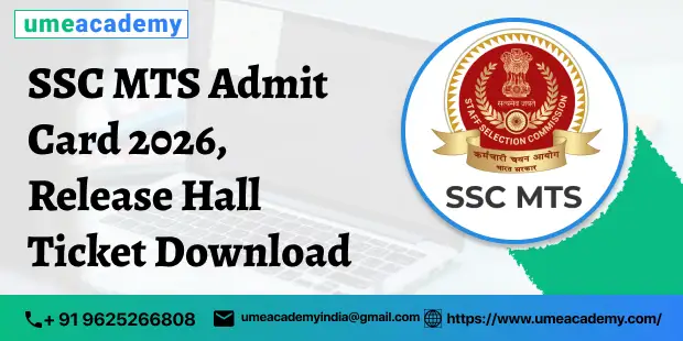 SSC MTS Admit Card 2026, Release Hall Ticket Download