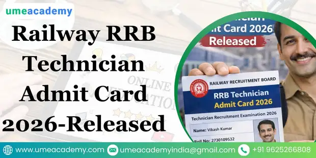 Railway RRB Technician Admit Card 2026-Released