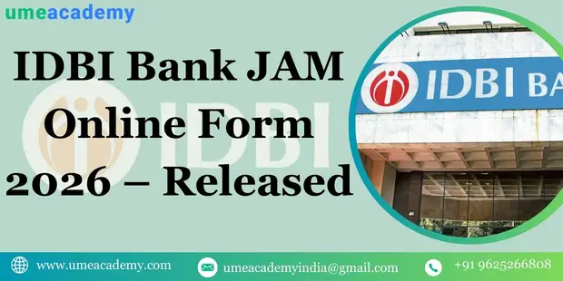 IDBI Bank JAM Online Form 2026 – Released