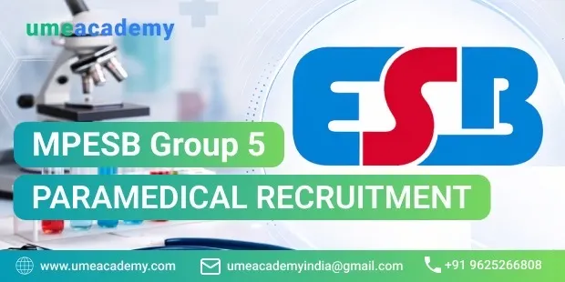 MPESB Group 5 Paramedical Recruitment 2026 Vacancy Details