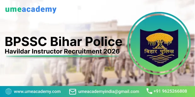 BPSSC Bihar Police Havildar Instructor Recruitment 2026