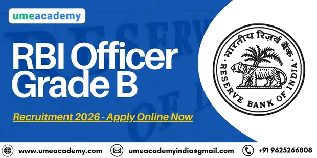 RBI Officer Grade B Recruitment 2026 Apply Online