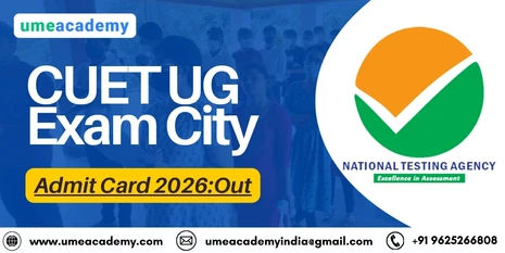 CUET UG Exam City/ Admit Card 2026:Out